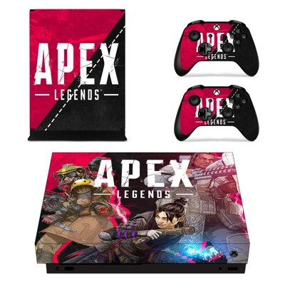 Apex Legends decal skin for Xbox one X Console and 2 Controllers