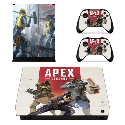 Apex Legends decal skin for Xbox one X Console and 2 Contr.. Apex Legends decal skin for Xbox one X Console and 2 Contr..