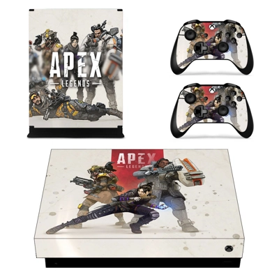 Apex Legends decal skin for Xbox one X Console and 2 Contr.. Apex Legends decal skin for Xbox one X Console and 2 Contr..