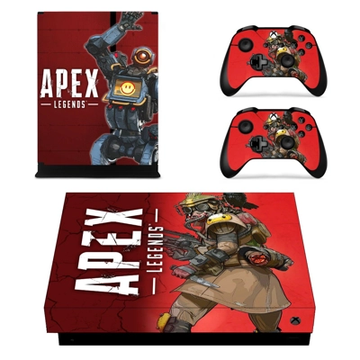 Apex Legends decal skin for Xbox one X Console and 2 Contr.. Apex Legends decal skin for Xbox one X Console and 2 Contr..