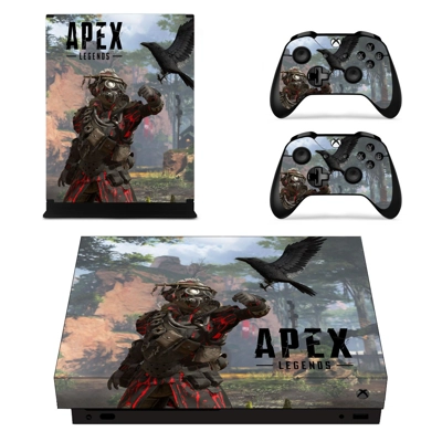 Apex Legends decal skin for Xbox one X Console and 2 Contr.. Apex Legends decal skin for Xbox one X Console and 2 Contr..