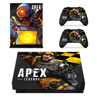 Apex Legends decal skin for Xbox one X Console and 2 Contr.. Apex Legends decal skin for Xbox one X Console and 2 Contr..