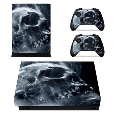 Smoky Skull decal skin for Xbox one X Console and 2 Contro.. Smoky Skull decal skin for Xbox one X Console and 2 Contro..