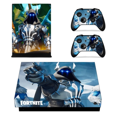 Fortnite decal skin for Xbox one X Console and 2 Controllers Fortnite decal skin for Xbox one X Console and 2 Controllers