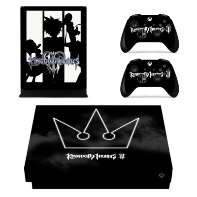 Kingdom Hearts 3 decal skin for Xbox one X Console and 2 C.. Kingdom Hearts 3 decal skin for Xbox one X Console and 2 C..
