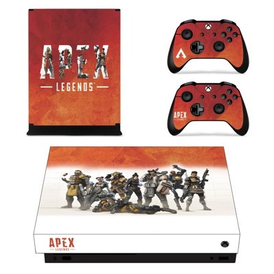 Apex Legends decal skin for Xbox one X Console and 2 Contr.. Apex Legends decal skin for Xbox one X Console and 2 Contr..