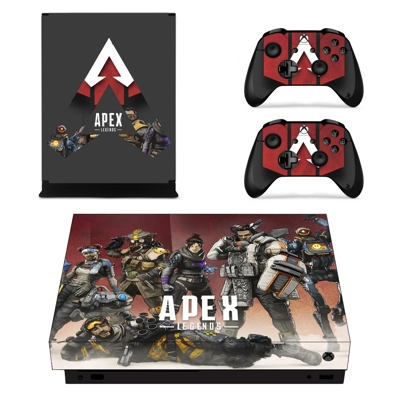 Apex Legends decal skin for Xbox one X Console and 2 Contr.. Apex Legends decal skin for Xbox one X Console and 2 Contr..