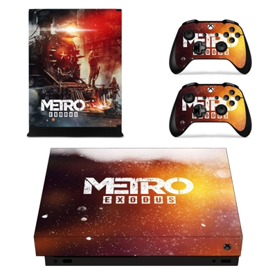 Metro Exodus decal skin for Xbox one X Console and 2 Contr.. Metro Exodus decal skin for Xbox one X Console and 2 Contr..