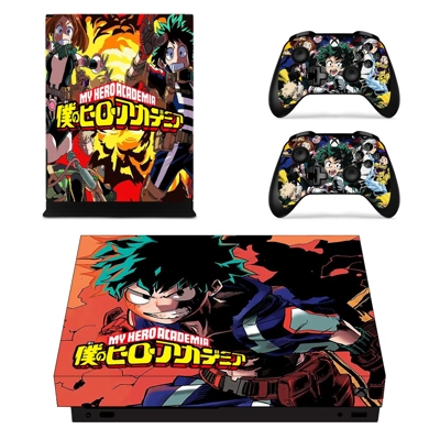 My Hero Academia decal skin for Xbox one X Console and 2 C.. My Hero Academia decal skin for Xbox one X Console and 2 C..