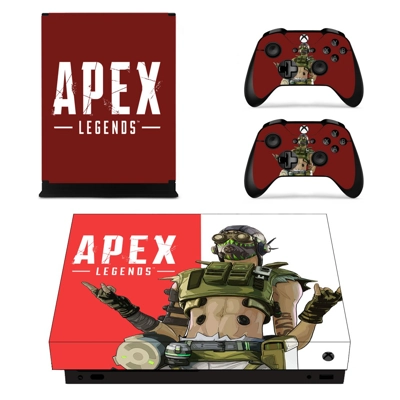 Apex Legends decal skin for Xbox one X Console and 2 Contr.. Apex Legends decal skin for Xbox one X Console and 2 Contr..