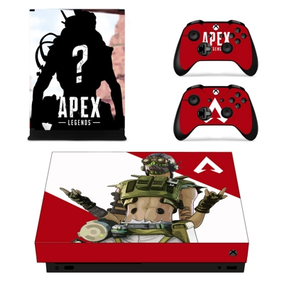 Apex Legends decal skin for Xbox one X Console and 2 Contr.. Apex Legends decal skin for Xbox one X Console and 2 Contr..