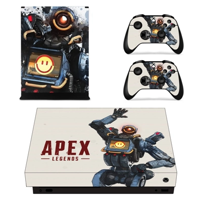 Apex Legends decal skin for Xbox one X Console and 2 Contr.. Apex Legends decal skin for Xbox one X Console and 2 Contr..