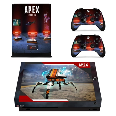 Apex Legends decal skin for Xbox one X Console and 2 Contr.. Apex Legends decal skin for Xbox one X Console and 2 Contr..