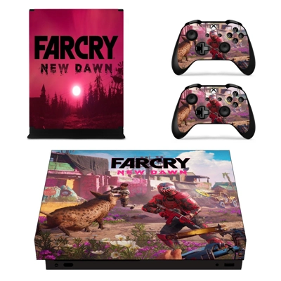 Far Cry New Dawn decal skin for Xbox one X Console and 2 Controllers