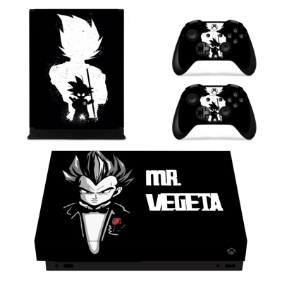 Dragon Ball decal skin for Xbox one X Console and 2 Controllers