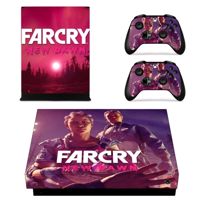 Far Cry New Dawn decal skin for Xbox one X Console and 2 Controllers