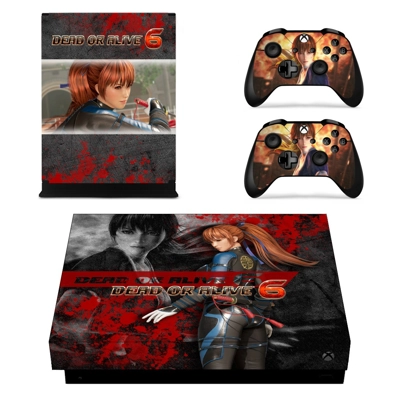 Dead or Alive 6 decal skin for Xbox one X Console and 2 Co.. Dead or Alive 6 decal skin for Xbox one X Console and 2 Co..
