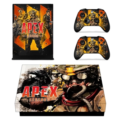 Apex Legends decal skin for Xbox one X Console and 2 Contr.. Apex Legends decal skin for Xbox one X Console and 2 Contr..