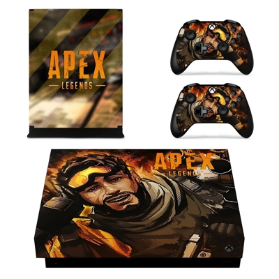 Apex Legends decal skin for Xbox one X Console and 2 Contr.. Apex Legends decal skin for Xbox one X Console and 2 Contr..