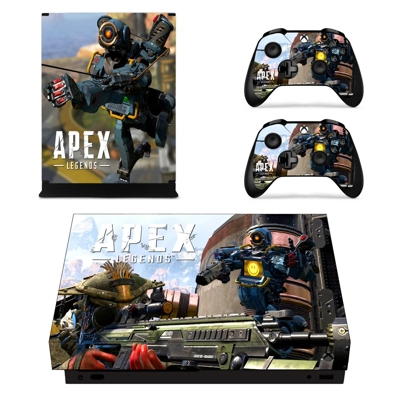 Apex Legends decal skin for Xbox one X Console and 2 Contr.. Apex Legends decal skin for Xbox one X Console and 2 Contr..