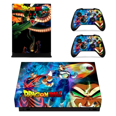 Dragon Ball decal skin for Xbox one X Console and 2 Contro.. Dragon Ball decal skin for Xbox one X Console and 2 Contro..