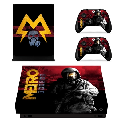 Metro Exodus decal skin for Xbox one X Console and 2 Contr.. Metro Exodus decal skin for Xbox one X Console and 2 Contr..