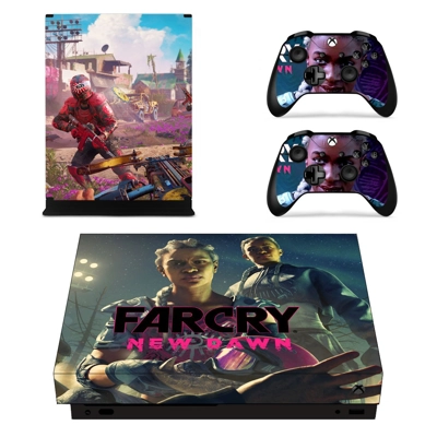 Far Cry New Dawn decal skin for Xbox one X Console and 2 C.. Far Cry New Dawn decal skin for Xbox one X Console and 2 C..