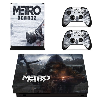 Metro Exodus decal skin for Xbox one X Console and 2 Contr.. Metro Exodus decal skin for Xbox one X Console and 2 Contr..