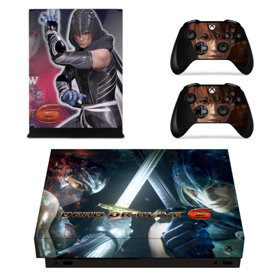 Dead or Alive 6 decal skin for Xbox one X Console and 2 Co.. Dead or Alive 6 decal skin for Xbox one X Console and 2 Co..