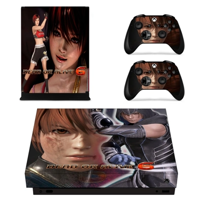 Dead or Alive 6 decal skin for Xbox one X Console and 2 Co.. Dead or Alive 6 decal skin for Xbox one X Console and 2 Co..
