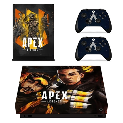 Apex Legends decal skin for Xbox one X Console and 2 Contr.. Apex Legends decal skin for Xbox one X Console and 2 Contr..