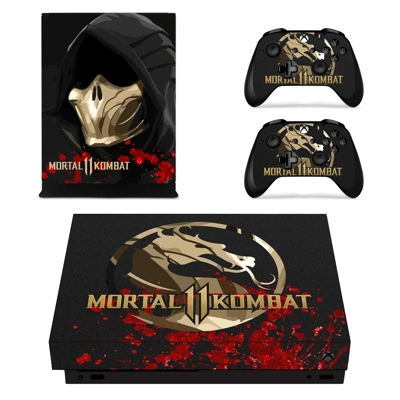 Mortal Kombat 11 decal skin for Xbox one X Console and 2 C.. Mortal Kombat 11 decal skin for Xbox one X Console and 2 C..