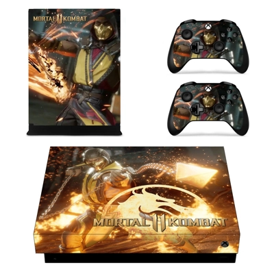 Mortal Kombat 11 decal skin for Xbox one X Console and 2 C.. Mortal Kombat 11 decal skin for Xbox one X Console and 2 C..
