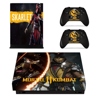 Mortal Kombat 11 decal skin for Xbox one X Console and 2 C.. Mortal Kombat 11 decal skin for Xbox one X Console and 2 C..