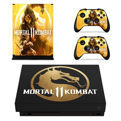 Mortal Kombat 11 decal skin for Xbox one X Console and 2 C.. Mortal Kombat 11 decal skin for Xbox one X Console and 2 C..
