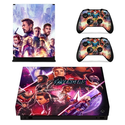 Avengers Endgame decal skin for Xbox one X Console and 2 C.. Avengers Endgame decal skin for Xbox one X Console and 2 C..