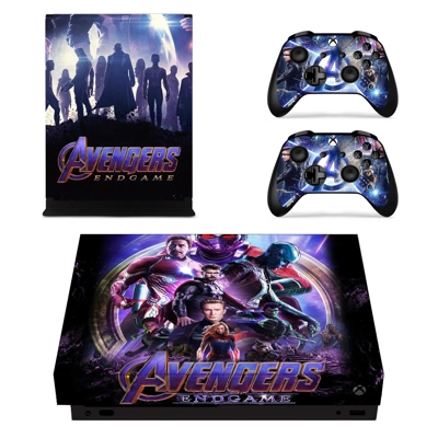 Avengers Endgame decal skin for Xbox one X Console and 2 C.. Avengers Endgame decal skin for Xbox one X Console and 2 C..