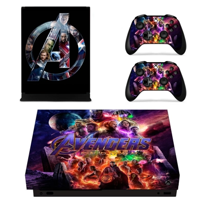 Avengers Endgame decal skin for Xbox one X Console and 2 C.. Avengers Endgame decal skin for Xbox one X Console and 2 C..