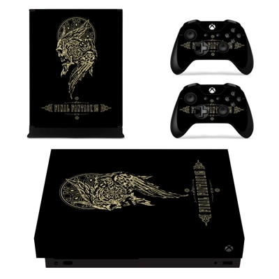 Final Fantasy 15 decal skin for Xbox one X Console and 2 C..
