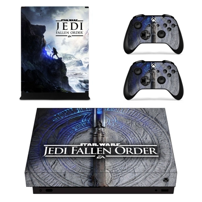 Stars Wars Jedi fallen order decal skin for Xbox one X Console and 2 Controllers