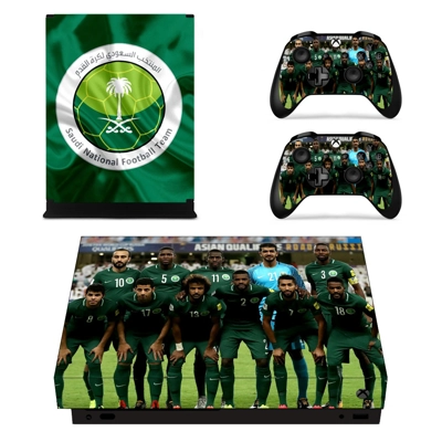 Saudi National Football Team decal skin for Xbox one X Con..