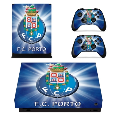FC Porto decal skin for Xbox one X Console and 2 Controllers