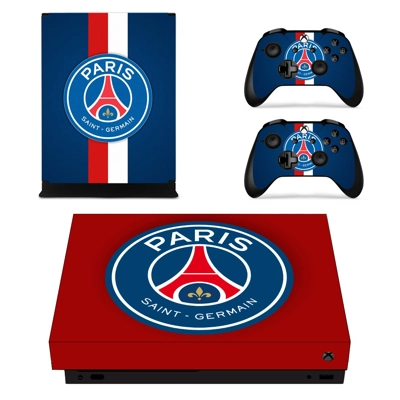 Paris Saint Germain FC decal skin for Xbox one X Console and 2 Controllers