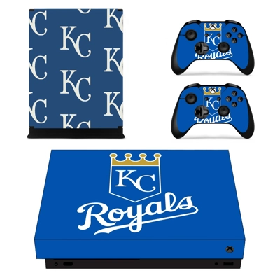 Kansas City Royals decal skin for Xbox one X Console and 2 Controllers