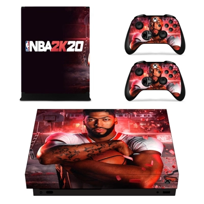 NBA 2K20 decal skin for Xbox one X Console and 2 Controllers
