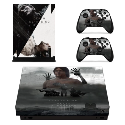 Death Stranding decal skin for Xbox one X Console and 2 Co.. Death Stranding decal skin for Xbox one X Console and 2 Co..