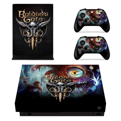 Baldur's Gate 3 decal skin for Xbox one X Console and 2 Co.. Baldur's Gate 3 decal skin for Xbox one X Console and 2 Co..