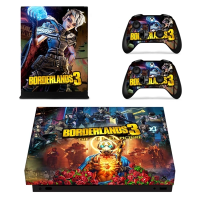 Borderlands 3 decal skin for Xbox one X Console and 2 Cont.. Borderlands 3 decal skin for Xbox one X Console and 2 Cont..