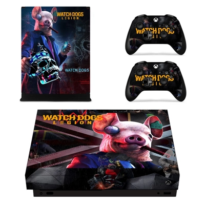 Watch Dogs legion decal skin for Xbox one X Console and 2 .. Watch Dogs legion decal skin for Xbox one X Console and 2 ..