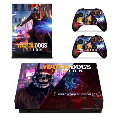Watch Dogs legion decal skin for Xbox one X Console and 2 .. Watch Dogs legion decal skin for Xbox one X Console and 2 ..